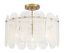 Three Light Semi Flush Mount<br /><span style="color:#4AB0CE;">Entrega: 11-12 semanas en USA</span><br /><span style="color:#4AB0CE;font-size:60%;">PREGUNTE POR ENTREGA EN PANAMA</span><br />Collection: Oldmill<br />Finish: Legacy Brass
