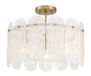 Three Light Semi Flush Mount<br /><span style="color:#4AB0CE;">Entrega: 9-10 semanas en USA</span><br /><span style="color:#4AB0CE;font-size:60%;">PREGUNTE POR ENTREGA EN PANAMA</span><br />Collection: Oldmill<br />Finish: Legacy Brass