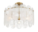 Three Light Semi Flush Mount<br /><span style="color:#4AB0CE;">Entrega: 9-10 semanas en USA</span><br /><span style="color:#4AB0CE;font-size:60%;">PREGUNTE POR ENTREGA EN PANAMA</span><br />Collection: Oldmill<br />Finish: Legacy Brass