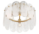 Three Light Semi Flush Mount<br /><span style="color:#4AB0CE;">Entrega: 2-3 semanas en USA</span><br /><span style="color:#4AB0CE;font-size:60%;">PREGUNTE POR ENTREGA EN PANAMA</span><br />Collection: Oldmill<br />Finish: Legacy Brass