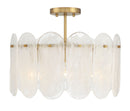 Three Light Semi Flush Mount<br /><span style="color:#4AB0CE;">Entrega: 11-12 semanas en USA</span><br /><span style="color:#4AB0CE;font-size:60%;">PREGUNTE POR ENTREGA EN PANAMA</span><br />Collection: Oldmill<br />Finish: Legacy Brass