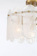 Three Light Semi Flush Mount<br /><span style="color:#4AB0CE;">Entrega: 11-12 semanas en USA</span><br /><span style="color:#4AB0CE;font-size:60%;">PREGUNTE POR ENTREGA EN PANAMA</span><br />Collection: Oldmill<br />Finish: Legacy Brass