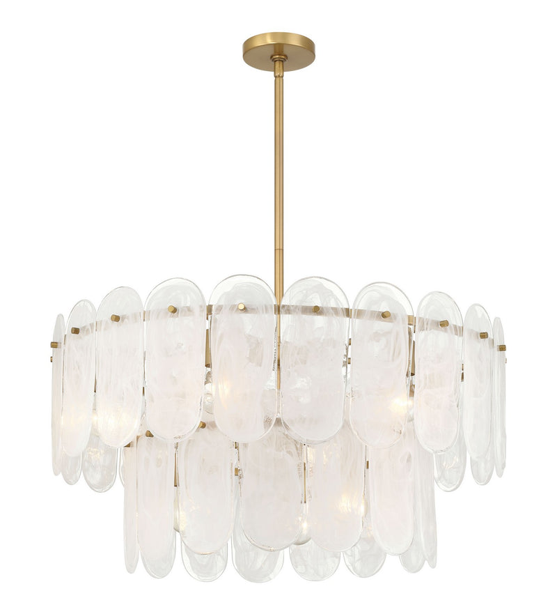 Nine Light Pendant<br /><span style="color:#4AB0CE;">Entrega: 4-10 dias en USA</span><br /><span style="color:#4AB0CE;font-size:60%;">PREGUNTE POR ENTREGA EN PANAMA</span><br />Collection: Oldmill<br />Finish: Legacy Brass