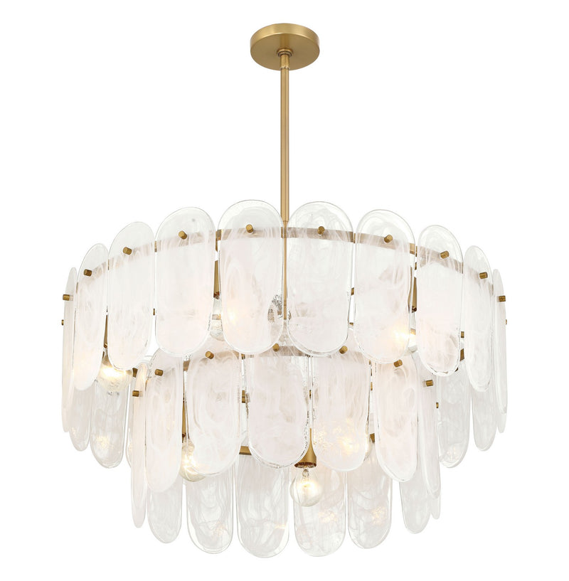 Nine Light Pendant<br /><span style="color:#4AB0CE;">Entrega: 4-10 dias en USA</span><br /><span style="color:#4AB0CE;font-size:60%;">PREGUNTE POR ENTREGA EN PANAMA</span><br />Collection: Oldmill<br />Finish: Legacy Brass