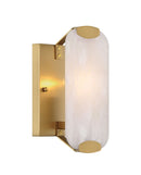 One Light Wall Sconce<br /><span style="color:#4AB0CE;">Entrega: 4-10 dias en USA</span><br /><span style="color:#4AB0CE;font-size:60%;">PREGUNTE POR ENTREGA EN PANAMA</span><br />Collection: Glowstone<br />Finish: Legacy Brass