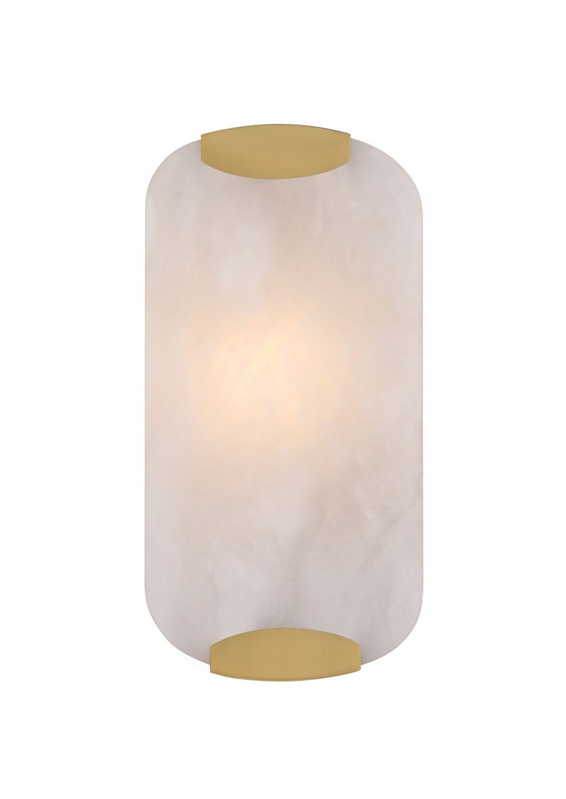 One Light Wall Sconce<br /><span style="color:#4AB0CE;">Entrega: 4-10 dias en USA</span><br /><span style="color:#4AB0CE;font-size:60%;">PREGUNTE POR ENTREGA EN PANAMA</span><br />Collection: Glowstone<br />Finish: Legacy Brass
