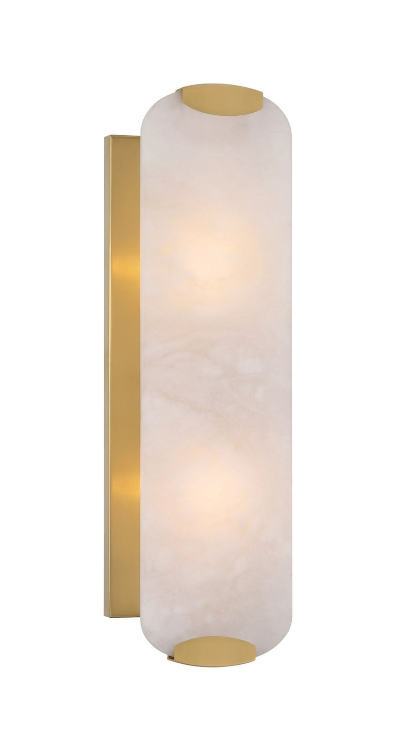 Two Light Wall Sconce<br /><span style="color:#4AB0CE;">Entrega: 4-5 semanas en USA</span><br /><span style="color:#4AB0CE;font-size:60%;">PREGUNTE POR ENTREGA EN PANAMA</span><br />Collection: Glowstone<br />Finish: Legacy Brass