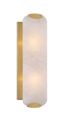 Two Light Wall Sconce<br /><span style="color:#4AB0CE;">Entrega: 4-10 dias en USA</span><br /><span style="color:#4AB0CE;font-size:60%;">PREGUNTE POR ENTREGA EN PANAMA</span><br />Collection: Glowstone<br />Finish: Legacy Brass