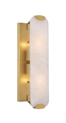 Two Light Wall Sconce<br /><span style="color:#4AB0CE;">Entrega: 4-10 dias en USA</span><br /><span style="color:#4AB0CE;font-size:60%;">PREGUNTE POR ENTREGA EN PANAMA</span><br />Collection: Glowstone<br />Finish: Legacy Brass