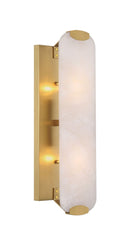 Two Light Wall Sconce<br /><span style="color:#4AB0CE;">Entrega: 11-12 semanas en USA</span><br /><span style="color:#4AB0CE;font-size:60%;">PREGUNTE POR ENTREGA EN PANAMA</span><br />Collection: Glowstone<br />Finish: Legacy Brass