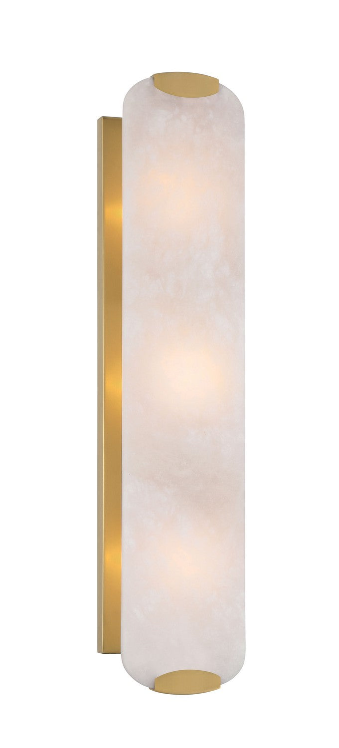 Three Light Wall Sconce<br /><span style="color:#4AB0CE;">Entrega: 4-5 semanas en USA</span><br /><span style="color:#4AB0CE;font-size:60%;">PREGUNTE POR ENTREGA EN PANAMA</span><br />Collection: Glowstone<br />Finish: Legacy Brass