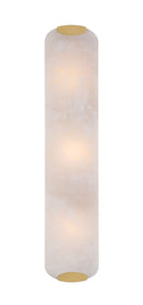 Three Light Wall Sconce<br /><span style="color:#4AB0CE;">Entrega: 4-10 dias en USA</span><br /><span style="color:#4AB0CE;font-size:60%;">PREGUNTE POR ENTREGA EN PANAMA</span><br />Collection: Glowstone<br />Finish: Legacy Brass