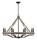 Eight Light Chandelier<br /><span style="color:#4AB0CE;">Entrega: 4-10 dias en USA</span><br /><span style="color:#4AB0CE;font-size:60%;">PREGUNTE POR ENTREGA EN PANAMA</span><br />Collection: Sonoma<br />Finish: Dark Bronze