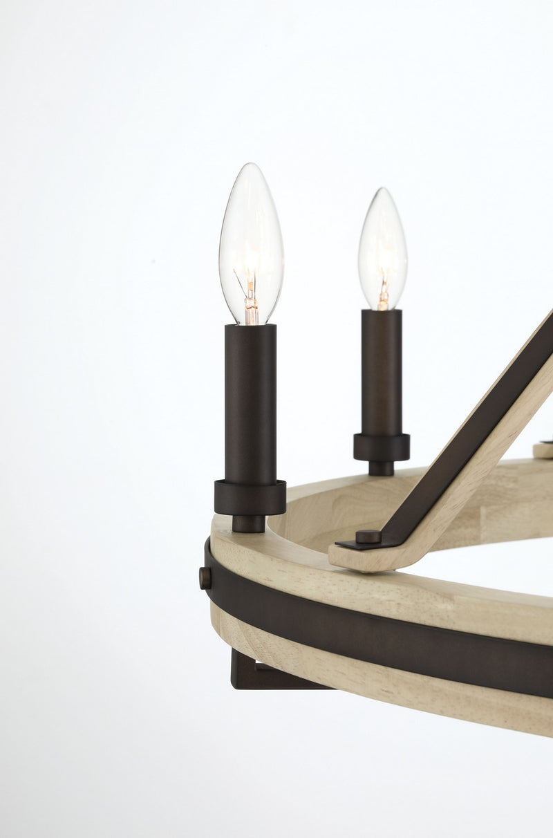 Eight Light Chandelier<br /><span style="color:#4AB0CE;">Entrega: 4-10 dias en USA</span><br /><span style="color:#4AB0CE;font-size:60%;">PREGUNTE POR ENTREGA EN PANAMA</span><br />Collection: Sonoma<br />Finish: Dark Bronze