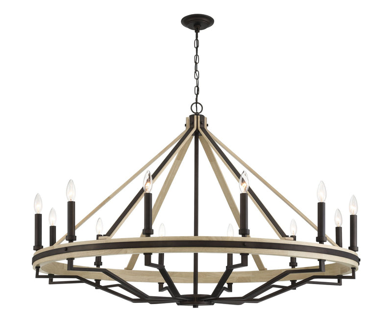 12 Light Chandelier<br /><span style="color:#4AB0CE;">Entrega: 4-10 dias en USA</span><br /><span style="color:#4AB0CE;font-size:60%;">PREGUNTE POR ENTREGA EN PANAMA</span><br />Collection: Sonoma<br />Finish: Dark Bronze