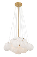 Five Light Pendant<br /><span style="color:#4AB0CE;">Entrega: 4-10 dias en USA</span><br /><span style="color:#4AB0CE;font-size:60%;">PREGUNTE POR ENTREGA EN PANAMA</span><br />Collection: Langford<br />Finish: Legacy Brass