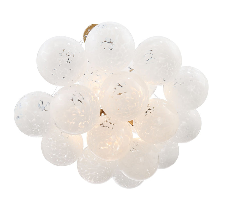 Five Light Pendant<br /><span style="color:#4AB0CE;">Entrega: 4-10 dias en USA</span><br /><span style="color:#4AB0CE;font-size:60%;">PREGUNTE POR ENTREGA EN PANAMA</span><br />Collection: Langford<br />Finish: Legacy Brass