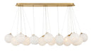 12 Light Island Pendant<br /><span style="color:#4AB0CE;">Entrega: 4-10 dias en USA</span><br /><span style="color:#4AB0CE;font-size:60%;">PREGUNTE POR ENTREGA EN PANAMA</span><br />Collection: Langford<br />Finish: Legacy Brass