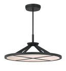 LED Pendant<br /><span style="color:#4AB0CE;">Entrega: 4-10 dias en USA</span><br /><span style="color:#4AB0CE;font-size:60%;">PREGUNTE POR ENTREGA EN PANAMA</span><br />Collection: Stiles<br />Finish: Sand Coal Black