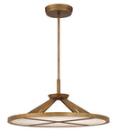 LED Pendant<br /><span style="color:#4AB0CE;">Entrega: 4-10 dias en USA</span><br /><span style="color:#4AB0CE;font-size:60%;">PREGUNTE POR ENTREGA EN PANAMA</span><br />Collection: Stiles<br />Finish: Ashen Gold