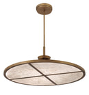 LED Pendant<br /><span style="color:#4AB0CE;">Entrega: 4-10 dias en USA</span><br /><span style="color:#4AB0CE;font-size:60%;">PREGUNTE POR ENTREGA EN PANAMA</span><br />Collection: Stiles<br />Finish: Ashen Gold