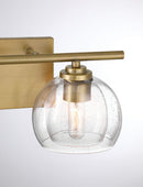 Two Light Vanity<br /><span style="color:#4AB0CE;">Entrega: 4-10 dias en USA</span><br /><span style="color:#4AB0CE;font-size:60%;">PREGUNTE POR ENTREGA EN PANAMA</span><br />Collection: Glint<br />Finish: Legacy Brass