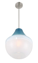One Light Pendant<br /><span style="color:#4AB0CE;">Entrega: 4-10 dias en USA</span><br /><span style="color:#4AB0CE;font-size:60%;">PREGUNTE POR ENTREGA EN PANAMA</span><br />Collection: Pacific<br />Finish: Brushed Nickel