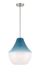 One Light Pendant<br /><span style="color:#4AB0CE;">Entrega: 17-18 semanas en USA</span><br /><span style="color:#4AB0CE;font-size:60%;">PREGUNTE POR ENTREGA EN PANAMA</span><br />Collection: Pacific<br />Finish: Brushed Nickel