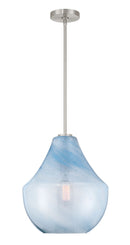 One Light Pendant<br /><span style="color:#4AB0CE;">Entrega: 4-10 dias en USA</span><br /><span style="color:#4AB0CE;font-size:60%;">PREGUNTE POR ENTREGA EN PANAMA</span><br />Collection: Pacific<br />Finish: Brushed Nickel