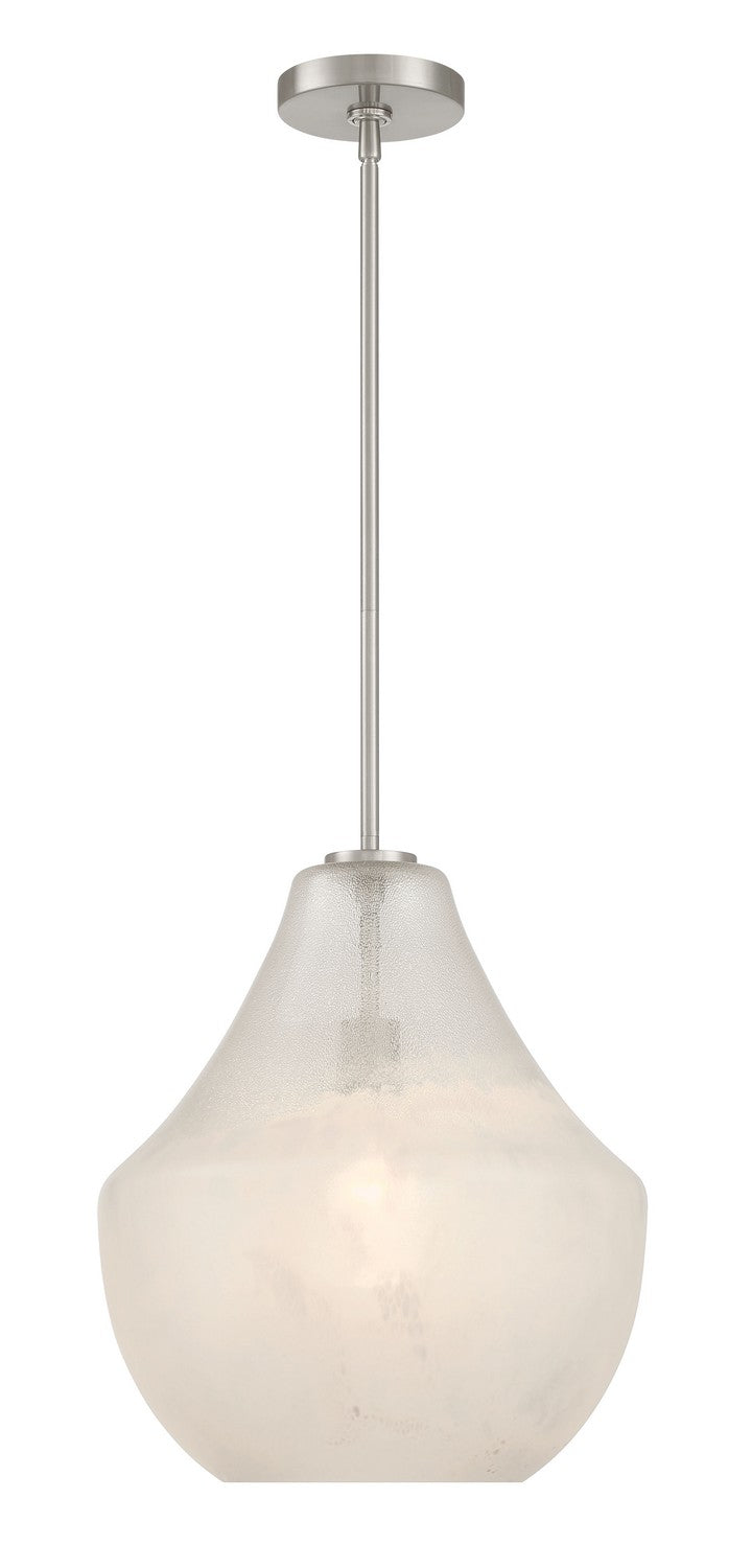One Light Pendant<br /><span style="color:#4AB0CE;">Entrega: 4-10 dias en USA</span><br /><span style="color:#4AB0CE;font-size:60%;">PREGUNTE POR ENTREGA EN PANAMA</span><br />Collection: Pacific<br />Finish: Brushed Nickel