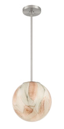 One Light Pendant<br /><span style="color:#4AB0CE;">Entrega: 4-10 dias en USA</span><br /><span style="color:#4AB0CE;font-size:60%;">PREGUNTE POR ENTREGA EN PANAMA</span><br />Collection: Desert<br />Finish: Brushed Nickel