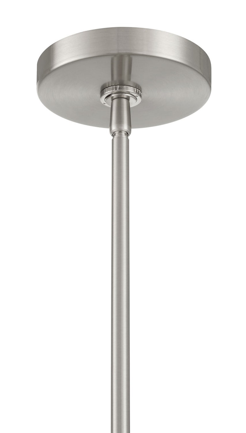 Minka-Lavery - 295-84 - One Light Pendant - Desert - Brushed Nickel