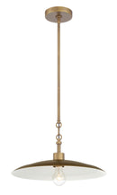 One Light Pendant<br /><span style="color:#4AB0CE;">Entrega: 2-3 semanas en USA</span><br /><span style="color:#4AB0CE;font-size:60%;">PREGUNTE POR ENTREGA EN PANAMA</span><br />Collection: York<br />Finish: Natural Brass