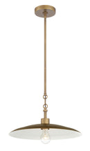 One Light Pendant<br /><span style="color:#4AB0CE;">Entrega: 4-10 dias en USA</span><br /><span style="color:#4AB0CE;font-size:60%;">PREGUNTE POR ENTREGA EN PANAMA</span><br />Collection: York<br />Finish: Natural Brass