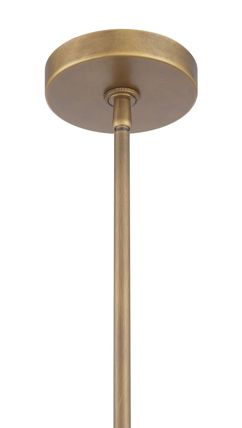 Minka-Lavery - 296-741 - One Light Pendant - York - Natural Brass