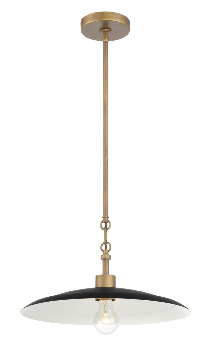 One Light Pendant<br /><span style="color:#4AB0CE;">Entrega: 4-10 dias en USA</span><br /><span style="color:#4AB0CE;font-size:60%;">PREGUNTE POR ENTREGA EN PANAMA</span><br />Collection: York<br />Finish: Dark Matte Black