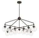 13 Light Chandelier<br /><span style="color:#4AB0CE;">Entrega: 4-10 dias en USA</span><br /><span style="color:#4AB0CE;font-size:60%;">PREGUNTE POR ENTREGA EN PANAMA</span><br />Collection: Stella<br />Finish: Dark Bronze