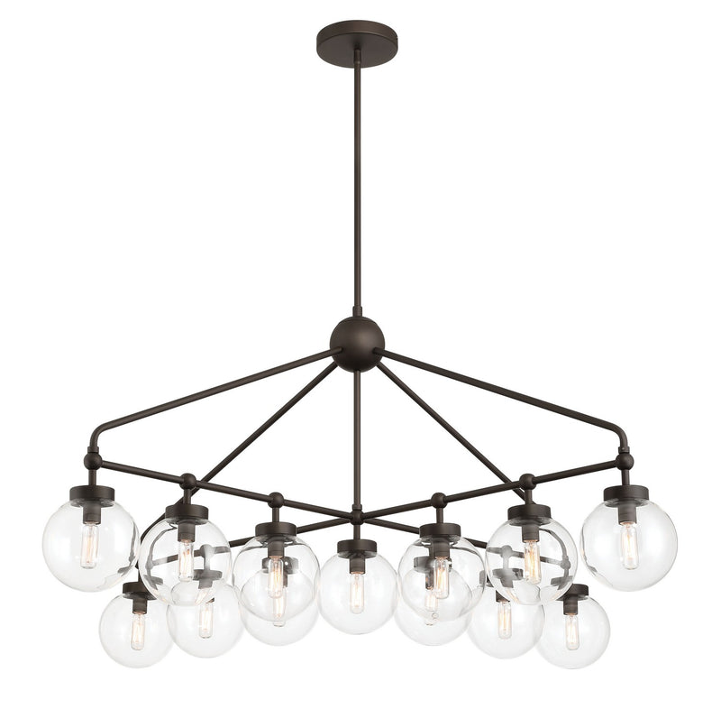 13 Light Chandelier<br /><span style="color:#4AB0CE;">Entrega: 4-10 dias en USA</span><br /><span style="color:#4AB0CE;font-size:60%;">PREGUNTE POR ENTREGA EN PANAMA</span><br />Collection: Stella<br />Finish: Dark Bronze