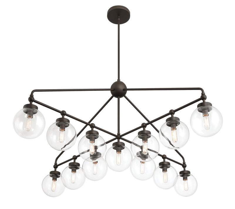 13 Light Chandelier<br /><span style="color:#4AB0CE;">Entrega: 4-10 dias en USA</span><br /><span style="color:#4AB0CE;font-size:60%;">PREGUNTE POR ENTREGA EN PANAMA</span><br />Collection: Stella<br />Finish: Dark Bronze