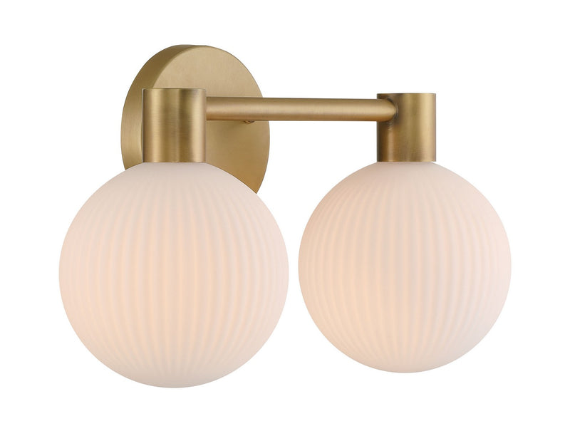Two Light Vanity<br /><span style="color:#4AB0CE;">Entrega: 4-10 dias en USA</span><br /><span style="color:#4AB0CE;font-size:60%;">PREGUNTE POR ENTREGA EN PANAMA</span><br />Collection: Fenton<br />Finish: Legacy Brass