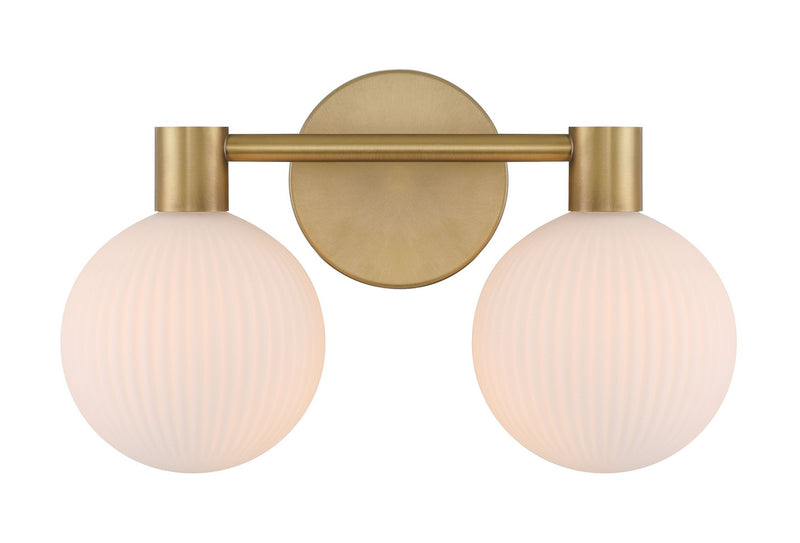 Two Light Vanity<br /><span style="color:#4AB0CE;">Entrega: 4-10 dias en USA</span><br /><span style="color:#4AB0CE;font-size:60%;">PREGUNTE POR ENTREGA EN PANAMA</span><br />Collection: Fenton<br />Finish: Legacy Brass