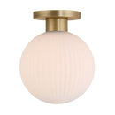 One Light Flush Mount<br /><span style="color:#4AB0CE;">Entrega: 12-13 semanas en USA</span><br /><span style="color:#4AB0CE;font-size:60%;">PREGUNTE POR ENTREGA EN PANAMA</span><br />Collection: Fenton<br />Finish: Legacy Brass