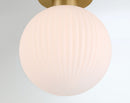 Minka-Lavery - 2995-732 - One Light Flush Mount - Fenton - Legacy Brass