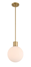 One Light Pendant<br /><span style="color:#4AB0CE;">Entrega: 16-17 semanas en USA</span><br /><span style="color:#4AB0CE;font-size:60%;">PREGUNTE POR ENTREGA EN PANAMA</span><br />Collection: Fenton<br />Finish: Legacy Brass