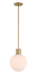 One Light Pendant<br /><span style="color:#4AB0CE;">Entrega: 16-17 semanas en USA</span><br /><span style="color:#4AB0CE;font-size:60%;">PREGUNTE POR ENTREGA EN PANAMA</span><br />Collection: Fenton<br />Finish: Legacy Brass