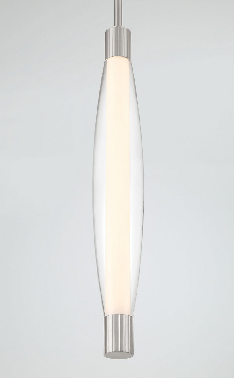 LED Pendant<br /><span style="color:#4AB0CE;">Entrega: 4-10 dias en USA</span><br /><span style="color:#4AB0CE;font-size:60%;">PREGUNTE POR ENTREGA EN PANAMA</span><br />Collection: Verto<br />Finish: Brushed Nickel