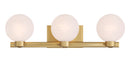 Three Light Vanity<br /><span style="color:#4AB0CE;">Entrega: 4-10 dias en USA</span><br /><span style="color:#4AB0CE;font-size:60%;">PREGUNTE POR ENTREGA EN PANAMA</span><br />Collection: Mooncrest<br />Finish: Legacy Brass