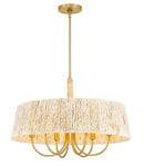 Six Light Pendant<br /><span style="color:#4AB0CE;">Entrega: 4-10 dias en USA</span><br /><span style="color:#4AB0CE;font-size:60%;">PREGUNTE POR ENTREGA EN PANAMA</span><br />Collection: Hellia<br />Finish: Legacy Brass