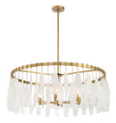 Six Light Pendant<br /><span style="color:#4AB0CE;">Entrega: 4-10 dias en USA</span><br /><span style="color:#4AB0CE;font-size:60%;">PREGUNTE POR ENTREGA EN PANAMA</span><br />Collection: Willow<br />Finish: Legacy Brass