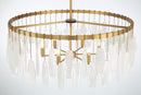 Six Light Pendant<br /><span style="color:#4AB0CE;">Entrega: 4-10 dias en USA</span><br /><span style="color:#4AB0CE;font-size:60%;">PREGUNTE POR ENTREGA EN PANAMA</span><br />Collection: Willow<br />Finish: Legacy Brass